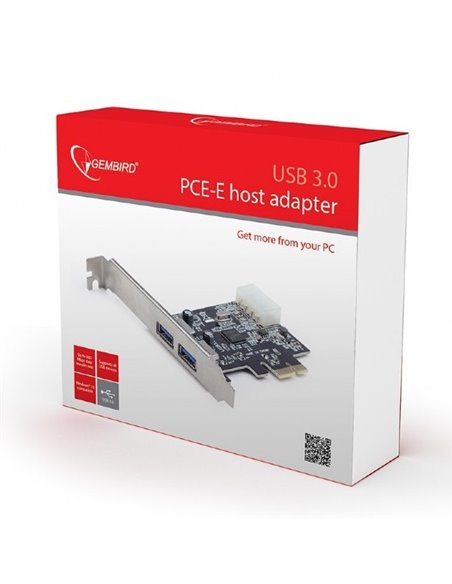 Placă de extensie PCI-Express Gembird UPC-30-2P, Negru