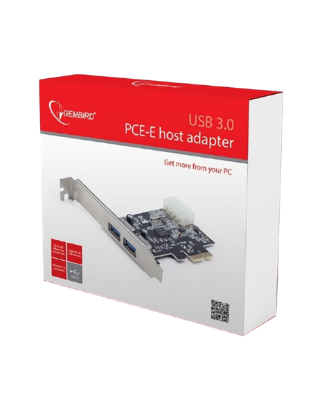 Placă de extensie PCI-Express Gembird UPC-30-2P, Negru