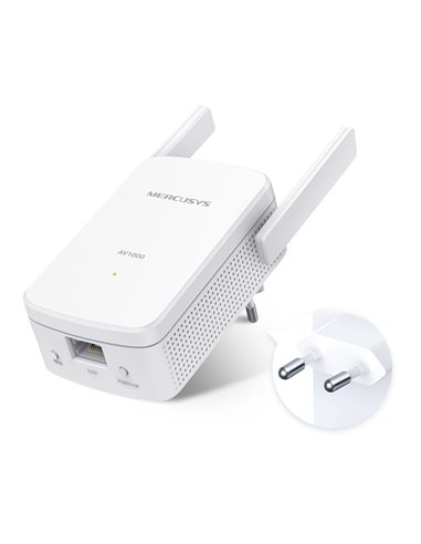 Wi-Fi + Powerline adapter MERCUSYS MP510 KIT, AV1000, 1000 Mbps, Alb