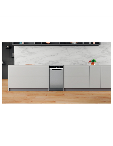 Mașină de spălat vase Whirlpool WSFO 3O34 PF X, Oțel inoxidabil