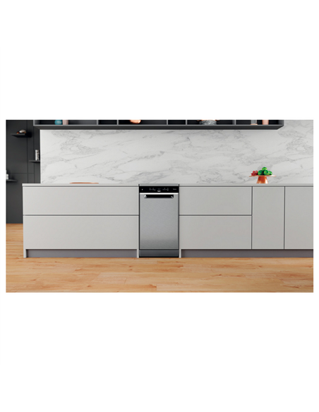 Mașină de spălat vase Whirlpool WSFO 3O34 PF X, Oțel inoxidabil