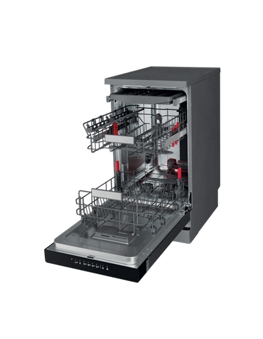 Mașină de spălat vase Whirlpool WSFO 3O34 PF X, Oțel inoxidabil