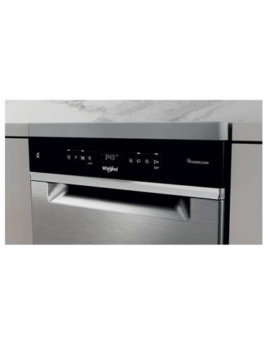 Mașină de spălat vase Whirlpool WSFO 3O34 PF X, Oțel inoxidabil