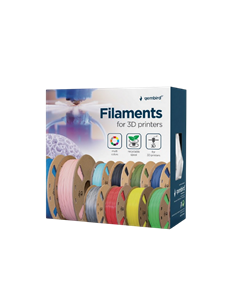 Filament pentru imprimantă 3D Gembird 3DP-PLA+1.75-02-B, PLA+, Albastru, 1.75 mm, 1kg 2