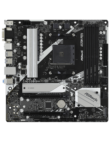 Placă de bază ASRock A520M PRO4, AM4, AMD A520, Micro-ATX