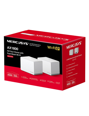 Sistem Wi-Fi Mesh MERCUSYS Halo H70X (2-pack), Alb