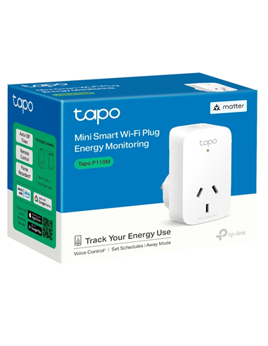 Умная розетка TP-LINK Tapo P110M, Белый