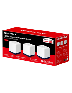 Домашняя Mesh Wi-Fi система MERCUSYS Halo H50G (3-pack), Белый 2