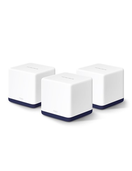 Sistem Wi-Fi Mesh MERCUSYS Halo H50G (3-pack), Alb