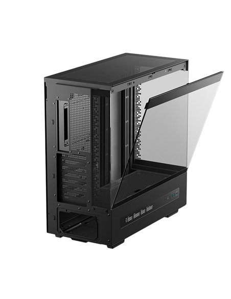 Компьютерный корпус Deepcool CH690 Digital, Midi-Tower, Без блока питания, Чёрный