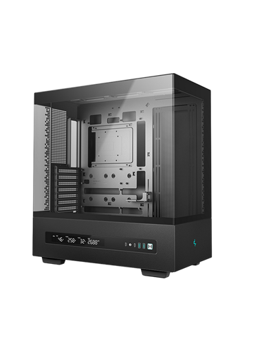 Компьютерный корпус Deepcool CH690 Digital, Midi-Tower, Без блока питания, Чёрный