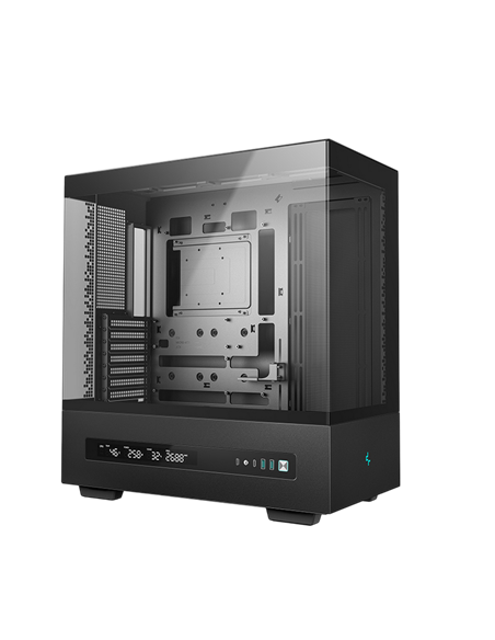 Компьютерный корпус Deepcool CH690 Digital, Midi-Tower, Без блока питания, Чёрный