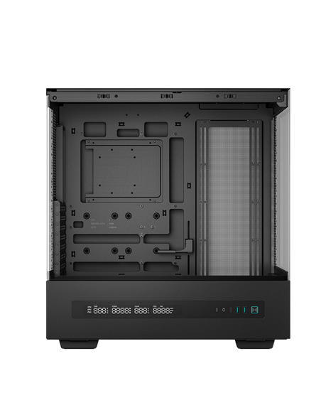 Компьютерный корпус Deepcool CH690 Digital, Midi-Tower, Без блока питания, Чёрный