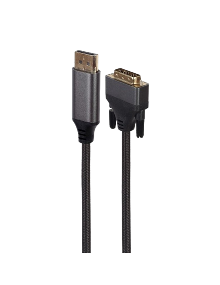 Cablu Video Cablexpert CC-DPM-DVIM-4K-6, DisplayPort (M) - DVI-D (M), 1,8m, Negru