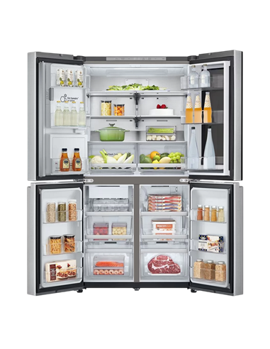 Frigider LG GMG960MBEE, InstaView Door-in-Door™, Argintiu