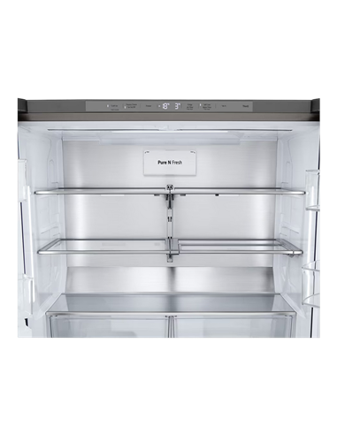 Frigider LG GMG960MBEE, InstaView Door-in-Door™, Argintiu