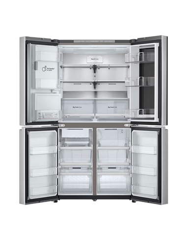 Холодильник LG GMG960MBEE, InstaView Door-in-Door™, Серебристый