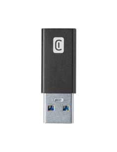 USB-адаптер Cellularline USB-C to USB, Чёрный