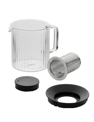 Ceainic cu infuzor RESTO 90517, 1L, Negru