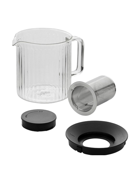 Ceainic cu infuzor RESTO 90517, 1L, Negru