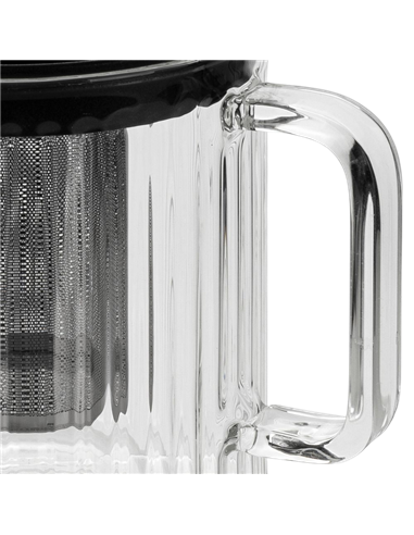 Ceainic cu infuzor RESTO 90517, 1L, Negru