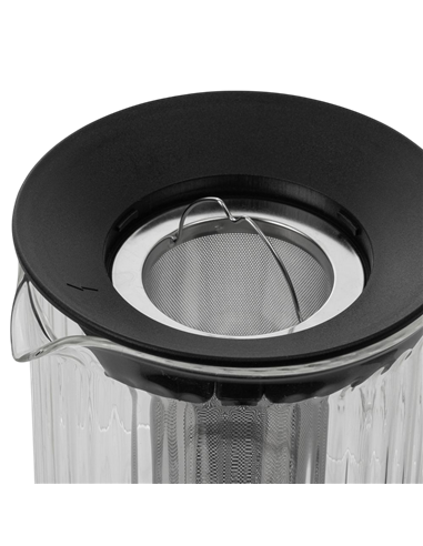 Ceainic cu infuzor RESTO 90517, 1L, Negru