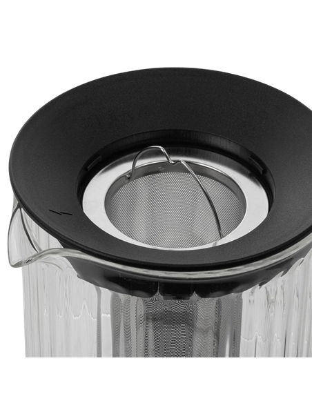 Ceainic cu infuzor RESTO 90517, 1L, Negru