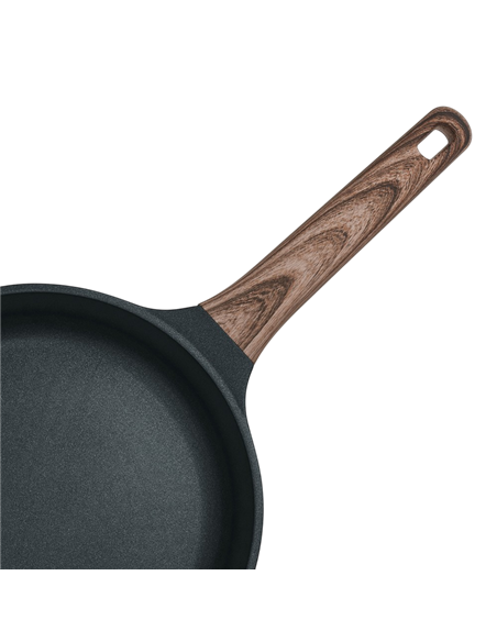 Tigaie RESTO 93909, 24cm, Negru