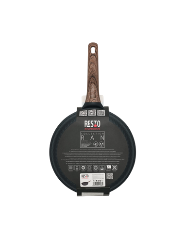 Сковорода RESTO 93909, 24см, Чёрный