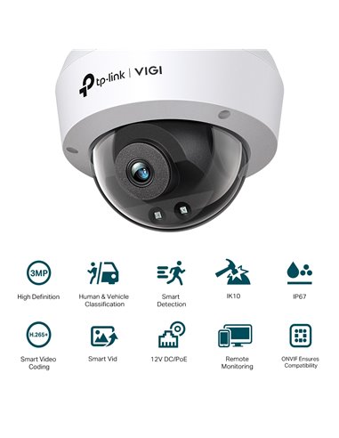IP‑камера TP-LINK VIGI C230I(4mm), Белый