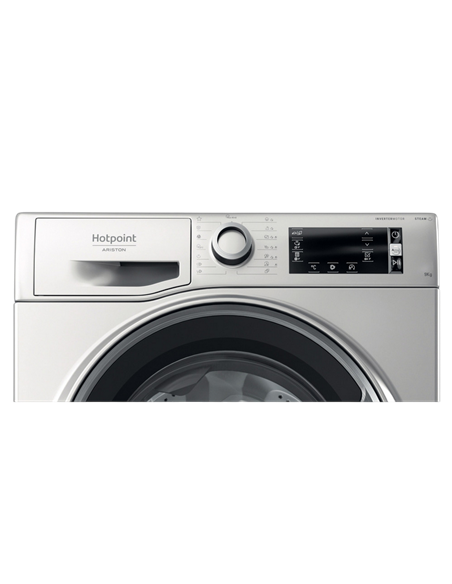 Mașină de spălat Hotpoint-Ariston NLCD 948 SS A EU, 9kg, Oțel inoxidabil