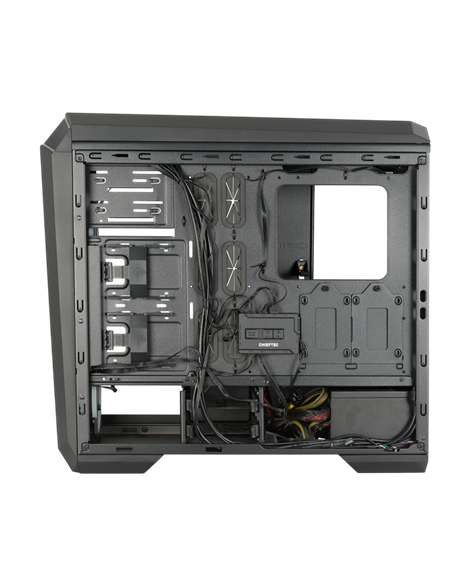 Carcasă PC Chieftec STALLION II, Midi-Tower, Fără PSU, Negru