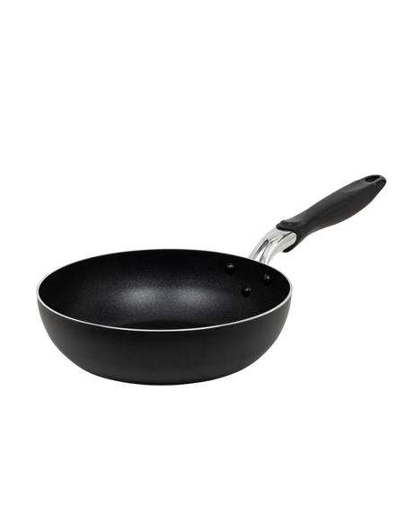 Сковорода WOK RESTO 93601, 24см, Чёрный