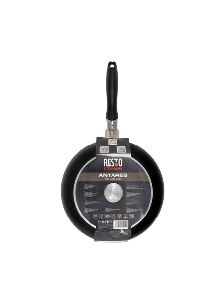 Сковорода WOK RESTO 93601, 24см, Чёрный
