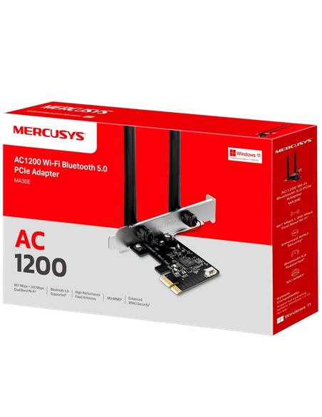 Сетевой адаптер PCIe MERCUSYS MA30E