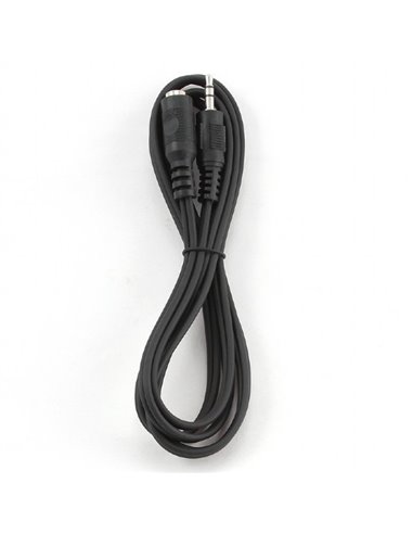 Аудиокабель Cablexpert CCA-423, 3.5mm 3-pin (F) - 3.5mm 3-pin (M), 1,5м, Чёрный