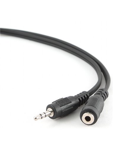 Аудиокабель Cablexpert CCA-423, 3.5mm 3-pin (F) - 3.5mm 3-pin (M), 1,5м, Чёрный