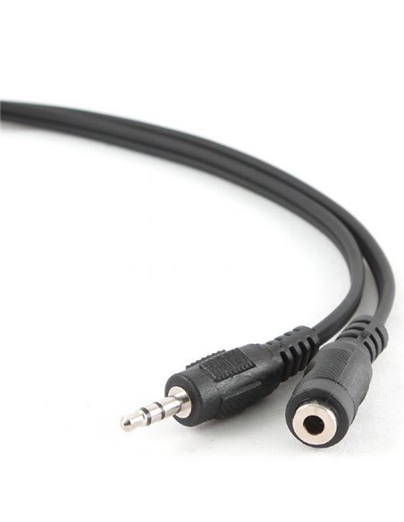 Cablu audio Cablexpert CCA-423, 3.5mm 3-pin (F) - 3.5mm 3-pin (M), 1,5m, Negru