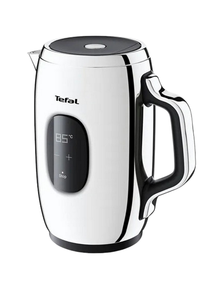Fierbător electric Tefal KI883D10, Argintiu | Negru