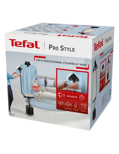 Aparat de călcat cu aburi staționar Tefal IT3480E1, Negru