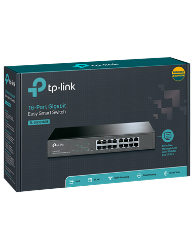 Switch de rețea TP-LINK TL-SG1016DE, 16x 10/100/1000 Mbps