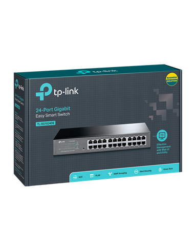 Switch de rețea TP-LINK TL-SG1024DE, 24x 10/100/1000 Mbps