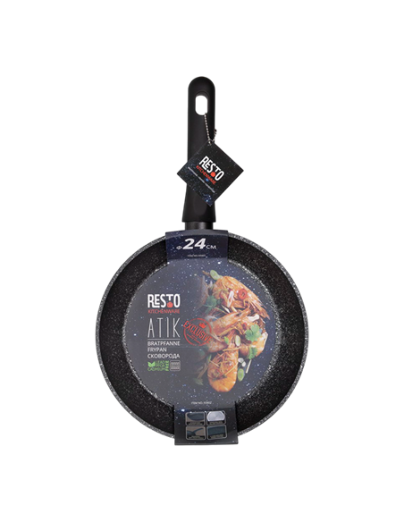 Tigaie RESTO 93402, 24cm, Negru Tigaie RESTO 93402, 24cm, Negru