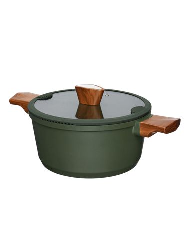 Cratiță RESTO 93703, 4.6L, 24cm, Verde