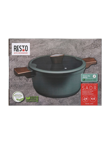 Cratiță RESTO 93703, 4.6L, 24cm, Verde