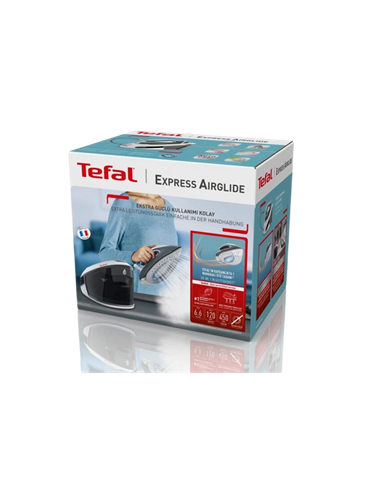 Fier de călcat cu generator de abur Tefal SV8020E1, 1600W, Alb | Gri