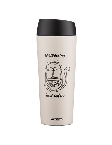 Cană termos Ardesto AR2645WC, 0,45L, Bej