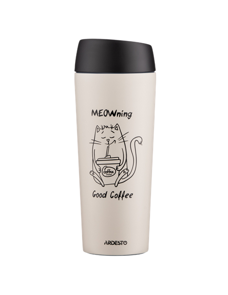 Cană termos Ardesto AR2645WC, 0,45L, Bej