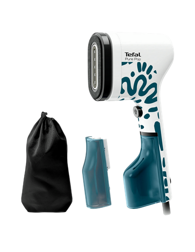 Aparat de călcat vertical cu aburi Tefal DT2040E1, Alb | Albastru