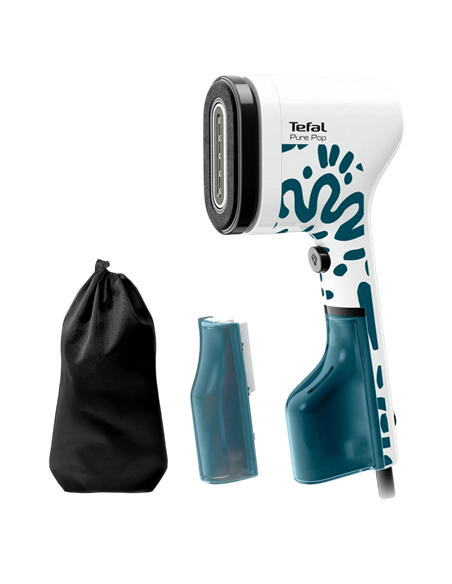 Aparat de călcat vertical cu aburi Tefal DT2040E1, Alb | Albastru